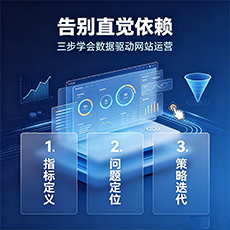 常熟建站-告别直觉依赖：三步学会数据驱动网站运营