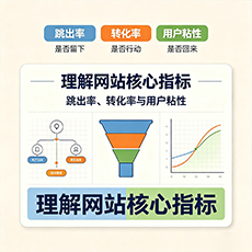 苏州建站-理解网站核心指标：跳出率、转化率与用户粘性